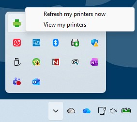 Refresh My Printers Now icon